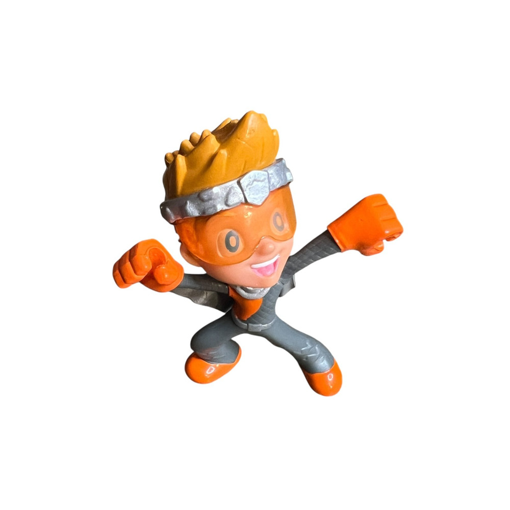 PBS Kids Super Why Woofster Action Figure Orange Grey Superhero Toy Small